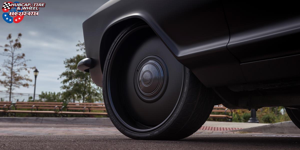 vehicle gallery/buick riviera us mags plain jane u601 22X9 Matte Black wheels and rims